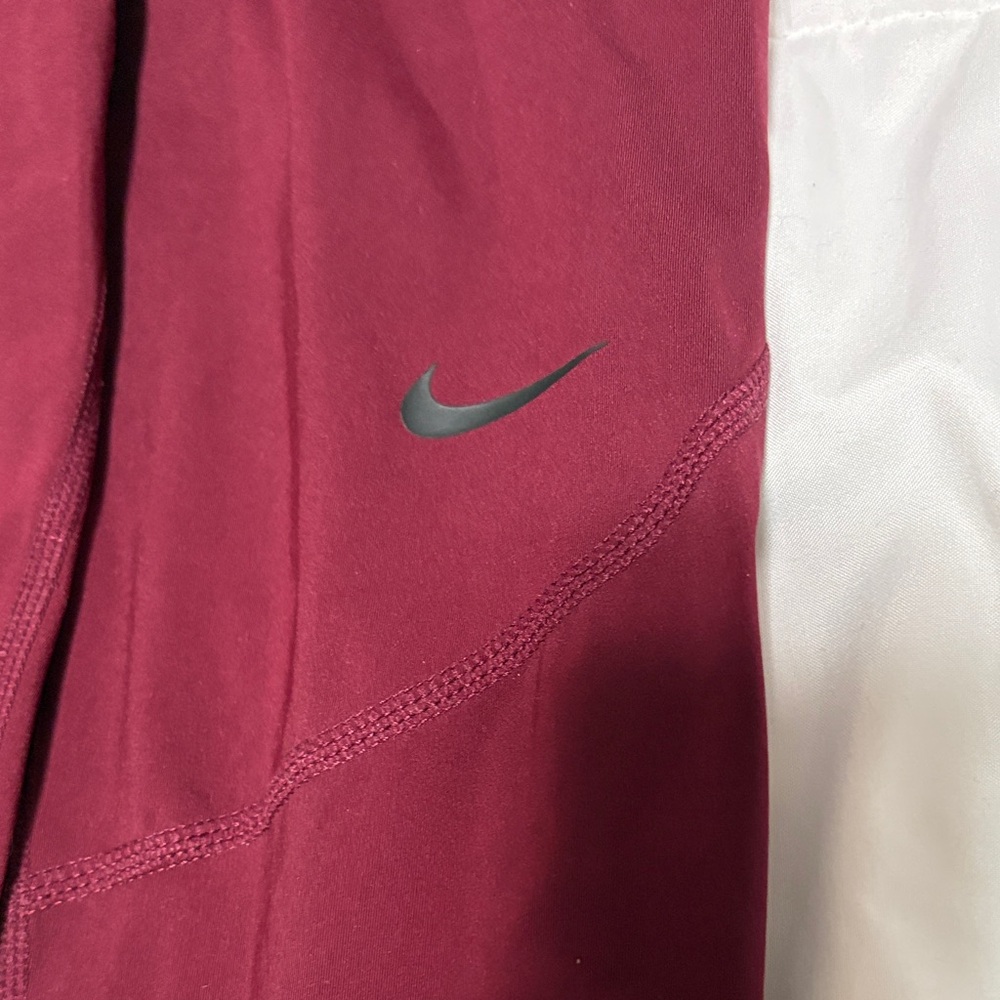 Nike Pro Maroon Leggings - image 2